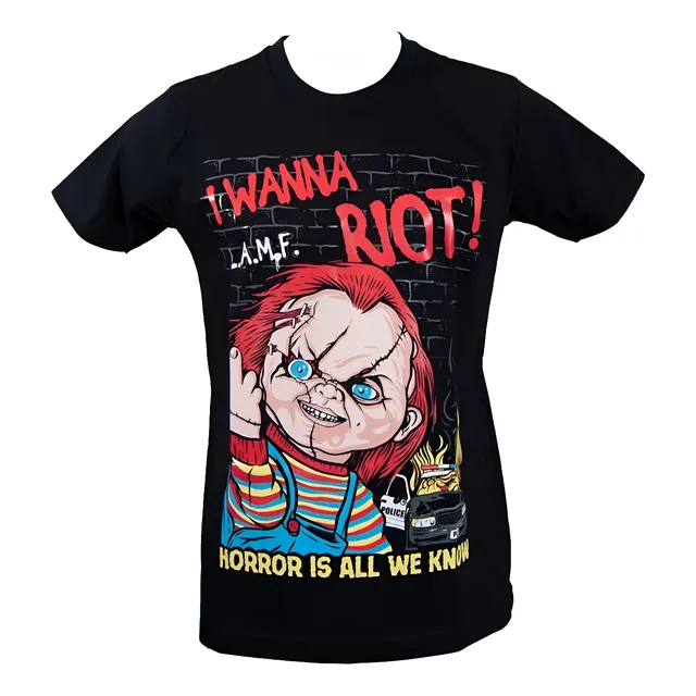 Chucky Muñeco Maldito Remera Algodon Cine Terror