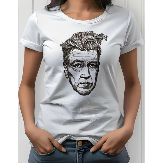 Remera David Lynch (dama/unisex)