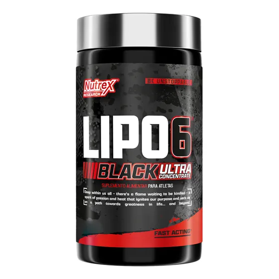 Termogênico Lipo-6 Black Ultra Concentrado 120 Cáps Nutrex Research