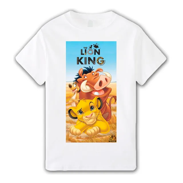 Remera Rey Leon - Pelis Talles Especiales Niños
