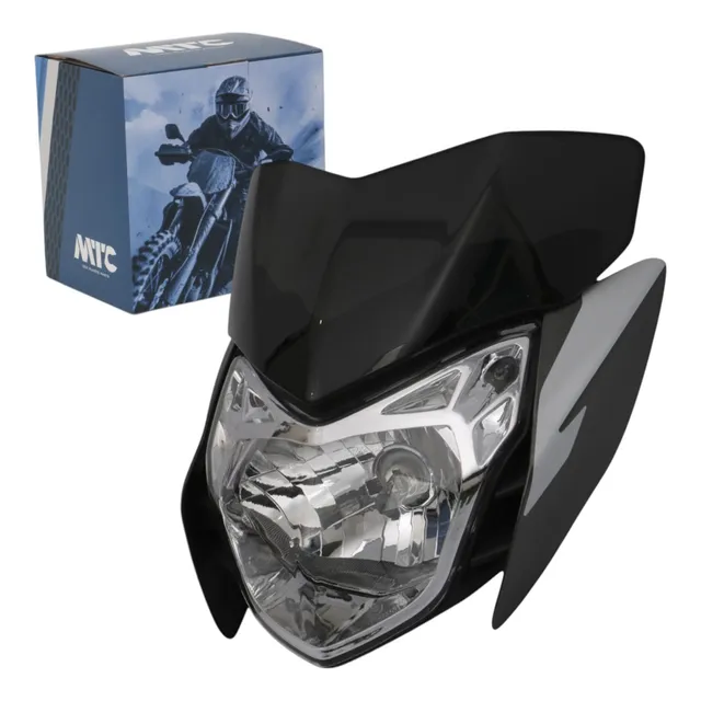 Faro Completo Para Bajaj Pulsar Ns125 Blanco Mtc