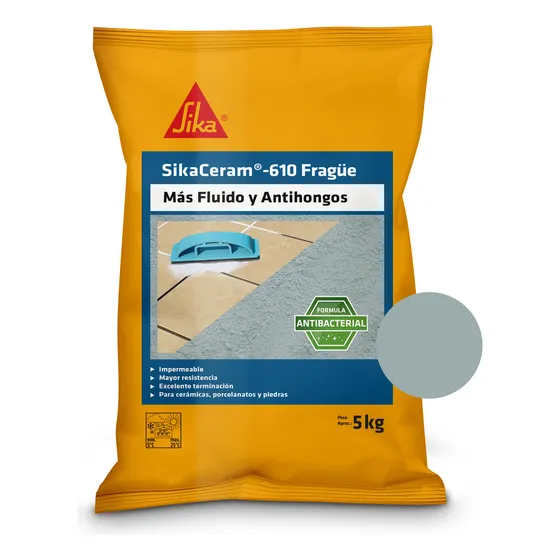 Sikaceram 610 Fragüe Para Cerámicos Grey-garza 5kg