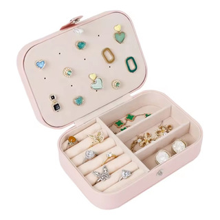 Organizador Joyas Estuche Joyero Aretes Anillos Organizador Joyas Estuche Joyero Aretes Anillos