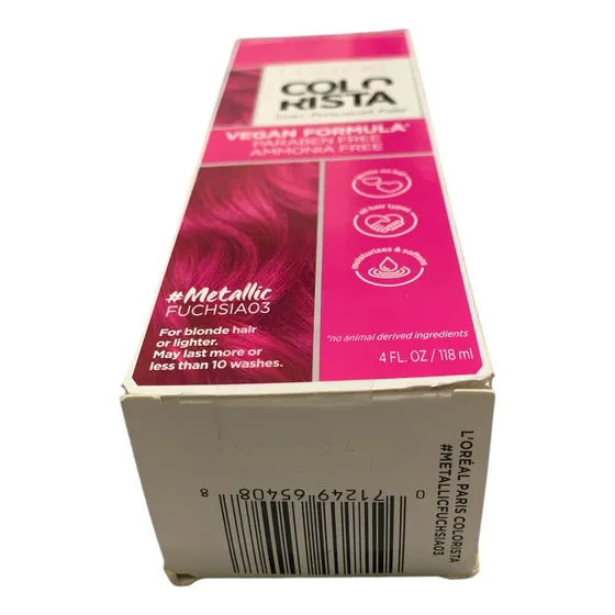 Colorista Loréal Color Semi Permanente Metálico Fuchsia03
