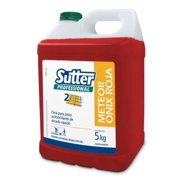 Cera Autobrillo Meteor Onix Sutter Profesional 5 Lts