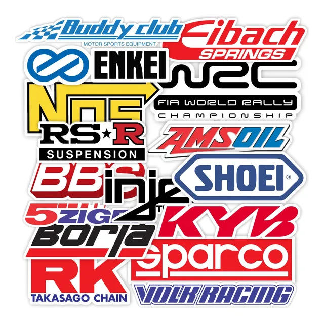 Calcos Stickers Vinilos Pack Motocross Casco Termos Logos