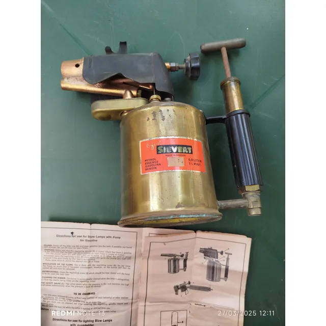 Soplete Antiguo A Gasolina