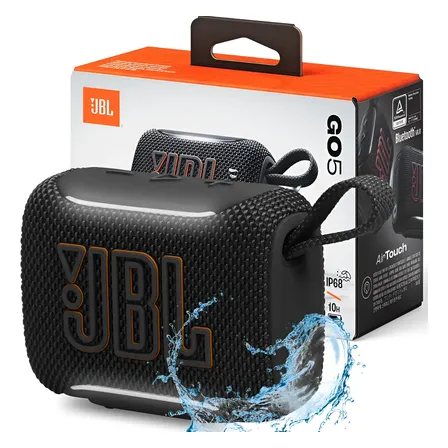 Caixa Som Jbl Go 5 Bluetooth Portátil Original Prova D'água Preto 5v