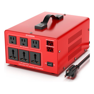 Transformador 6000w 220v A 110v - Pack Con 3 Salidas Transformador 6000w 220v A 110v - Pack Con 3 Salidas