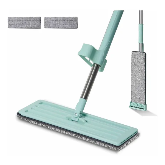 Mopa Trapeador Con Escurridor Cabeza Giratoria Reutilizable