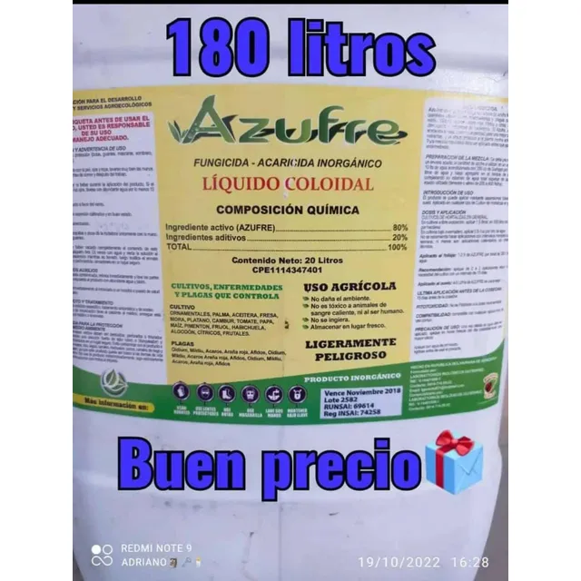 Azufre Liquido