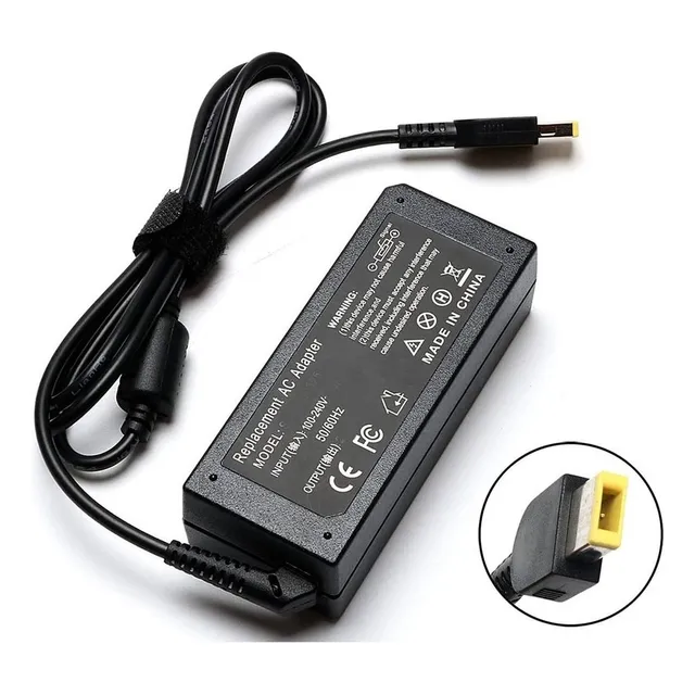 Cargador Lenovo 20v 3.25a G70 G40 / Pta Cuadrada Rectangular