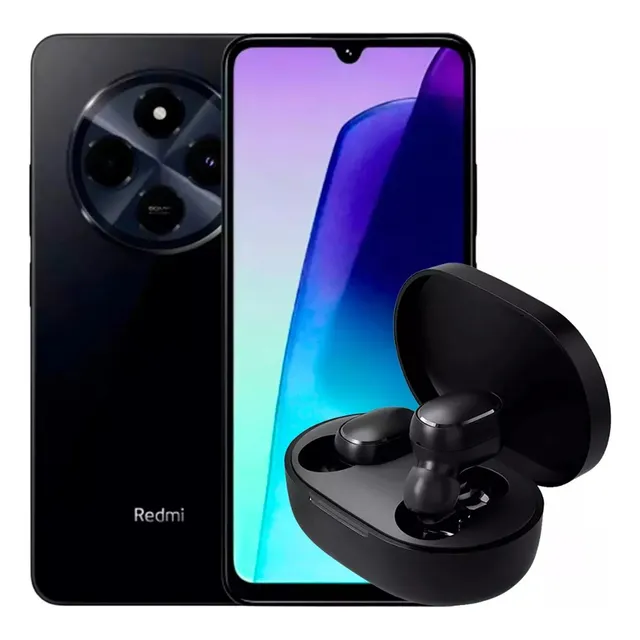 Xiaomi Redmi 14c 128gb 4gb + Fone + Brinde + Nf Preto