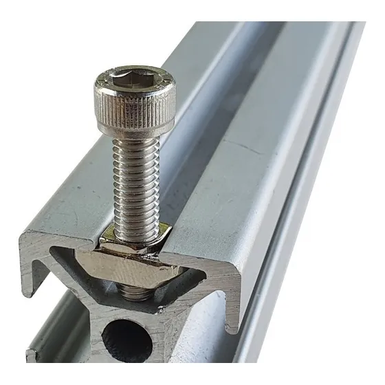100pack Tuerca M6 Cabeza De Martillo Perfil 30x30 Ranura 8mm