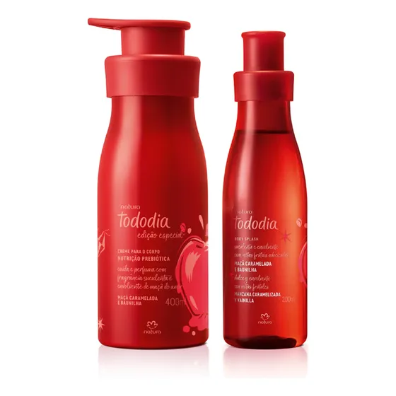 Combo Tododia Maçã Caramelada E Baunilha: Hidratante + Body Splash