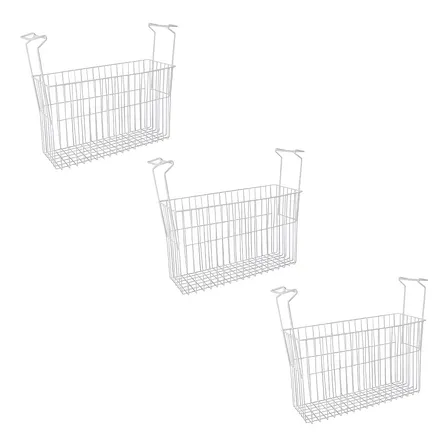 Kit 3 Cesto Organizador Para Freezer Horizontal Picolés