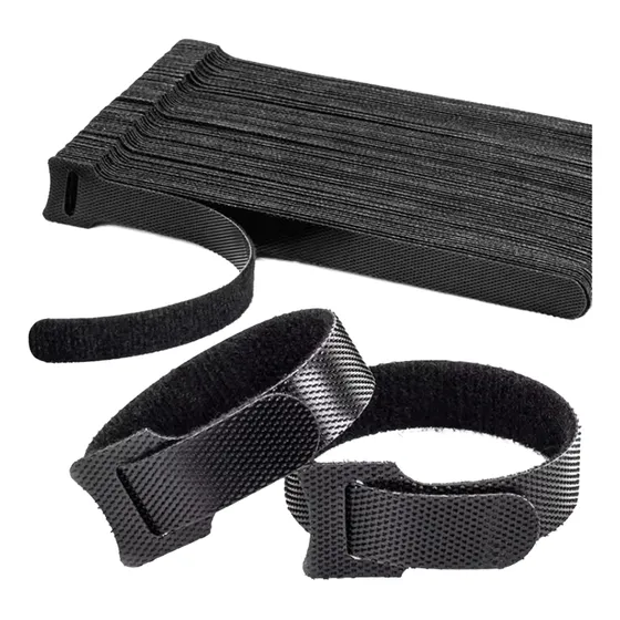 Cinta Velcro Organizador De Cables Individuales 15cm 100 Und