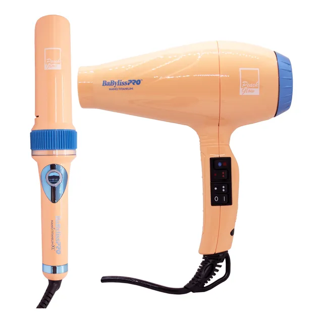 Babyliss Peach Glow Miracurl Bucleadora + Secador De Pelo