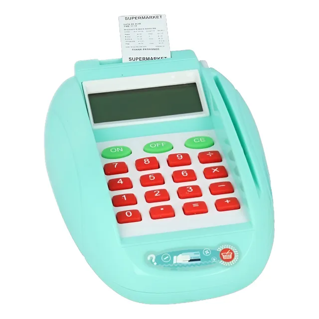 Lector De Tarjetas Juguete Musical Calculadora Pos Infantil