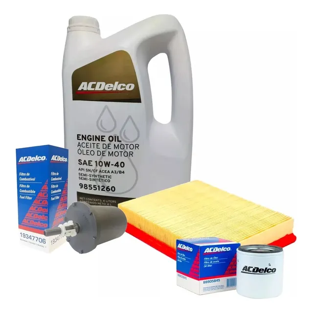 Kit Filtros + Aceite 10w40 Chevrolet Corsa 2 / Meriva 1.8 8v