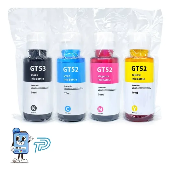 Hp Gt53 4packs Tinta Para Canon Pixma Epson 544 664