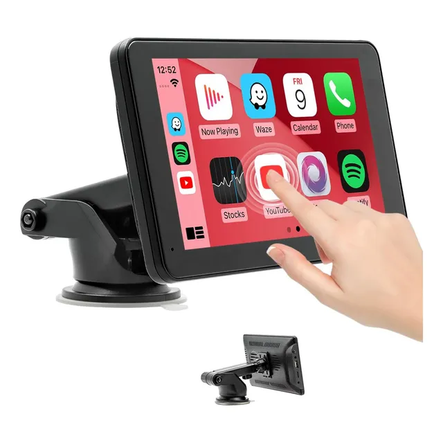 Radio Pantalla 7  Portatil Compatible Con Carplay Y Android