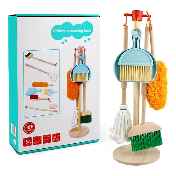 Juego De Limpieza En Madera Senal