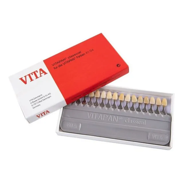 Escala Vita Vitapan Classical 16 Cores A1 Ad4 Dentes Resina