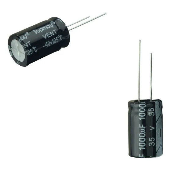 50x Capacitor Eletrolítico 1000uf X 35v 105º Kit C/50 Peças