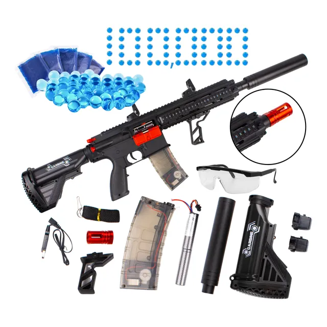Pistola Hidrogel Fusil 100,000 Balas Con Accesorios