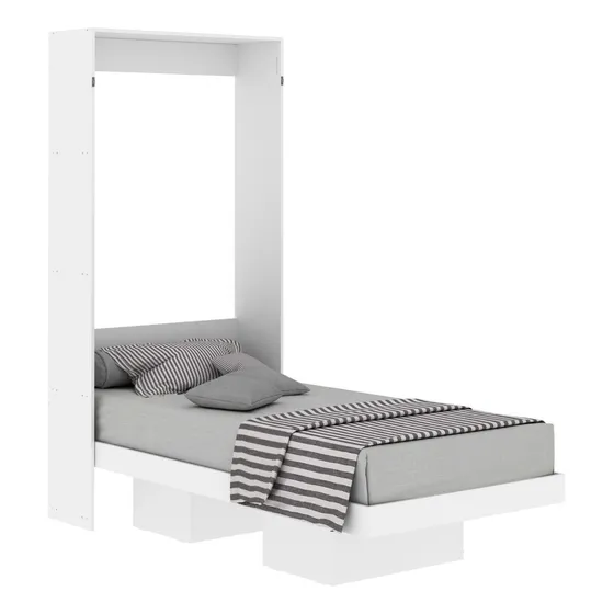 Cama Rebatible De Pared O Repisa - 1 Plaza - 8015 Color Blanco