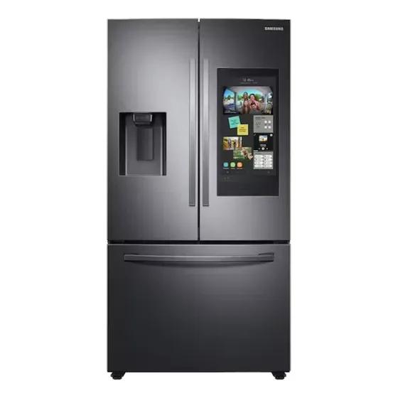 Heladera French Door Stainles Family Hub Color Black Doi 614