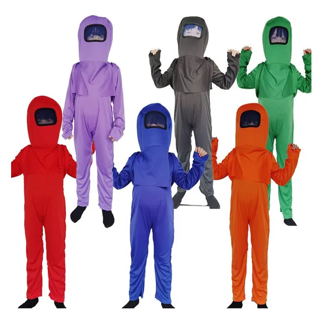 Cosplay Among Us Para Niños Niñas Disfraz Videojuego Amongos