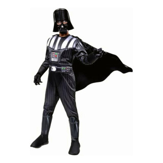 Star Wars Darth Vader Disfraz Juvenil De Lujo Con Guantes, Star Wars Darth Vader Disfraz Juvenil De Lujo Con Guantes,