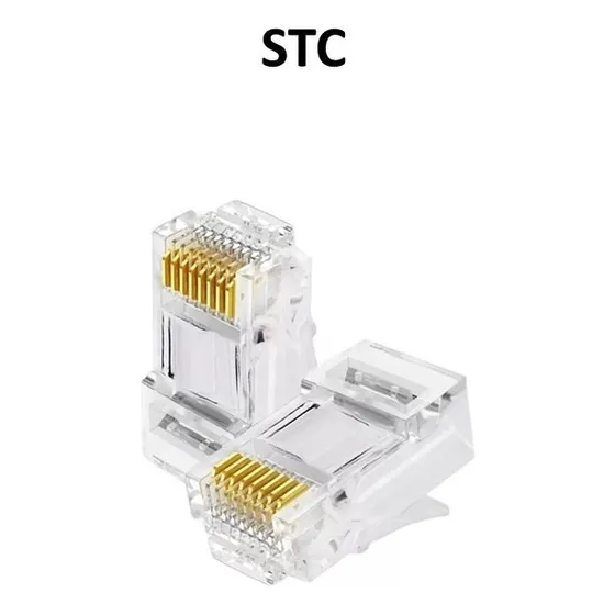 Conector Rj45 Cat6 (100 Unidades) Stc-rj45-cat6