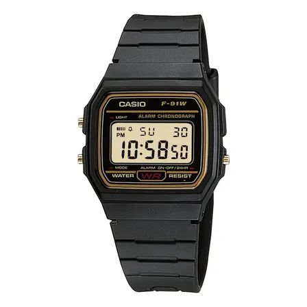 Relógio Masculino Casio Digital Vintage F-91wg-9qdf