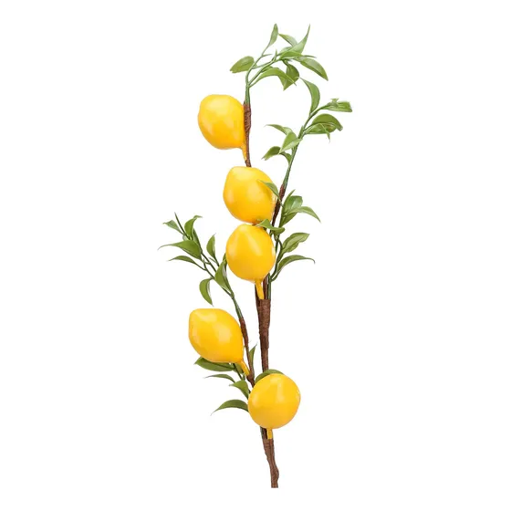 Rama Limon Artificial 60 Cm 1 Pua Simulacion Primavera Tallo