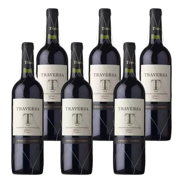 Vino Tinto Traversa Cabernet Sauvignon Roble 750ml X6