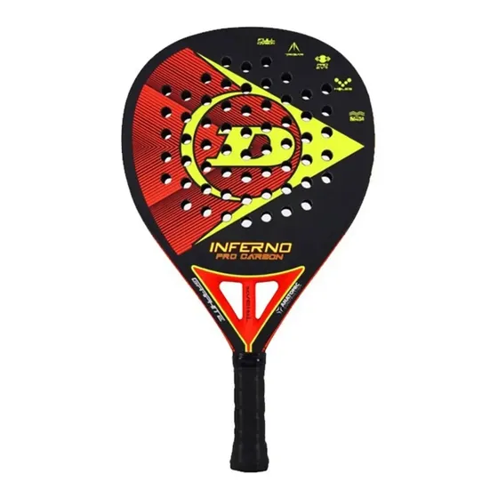 Paleta De Pádel Dunlop Inferno Pro Carbon Balance Medio