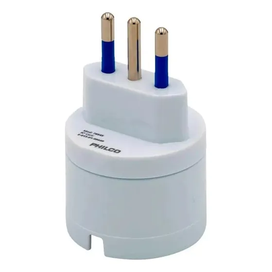Adaptador Enchufe Schuko Certificado 10a 1500w Philco 78545