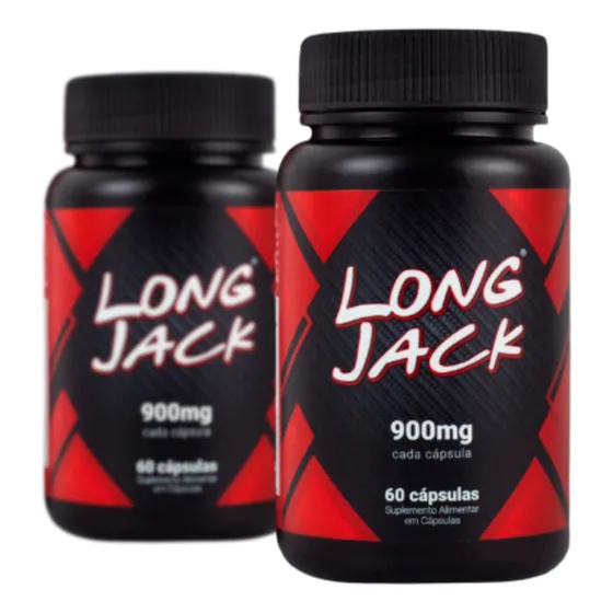 Kit 2 Long Jack 900mg - Força E Disposição Massa Muscular