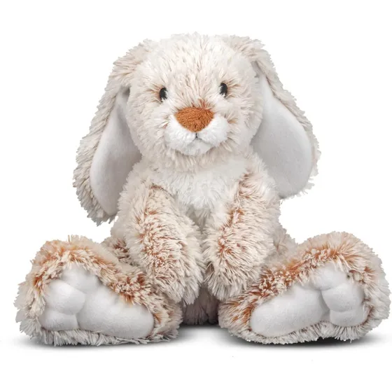 Peluche Conejo Burrow De Melissa & Doug, 23 Cm, Suave Y Tier