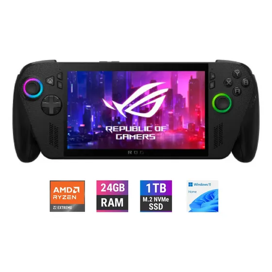 Consola Portátil Asus Rog Ally X Ryzen Ai Extreme 1tb 24gb Negro | Cuotas sin interés