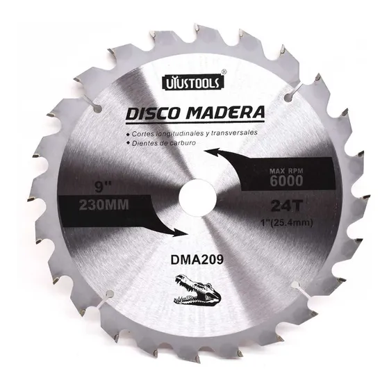 Disco Corte Madera 9 24d Uyustools Dma209