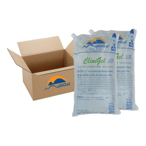 Kit Gel Condutor Clínico Clinigel 10kg - Multigel