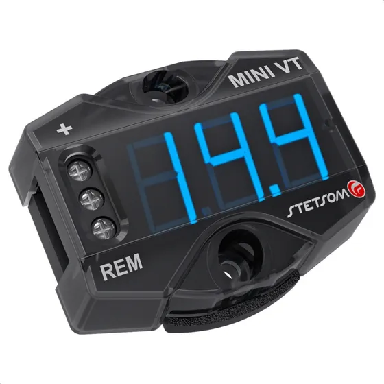 Mini Voltímetro Digital Stetsom Mini Vt Led Azul
