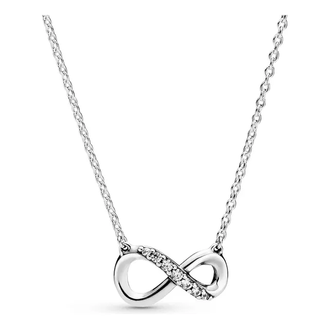 Collar Cadena Pandora Infinito Brillante Circonitas Original