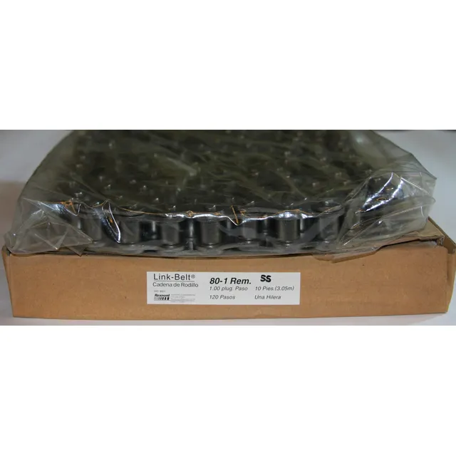 Cadena De Rodillos 80-1 Acero Inoxidable Link Belt