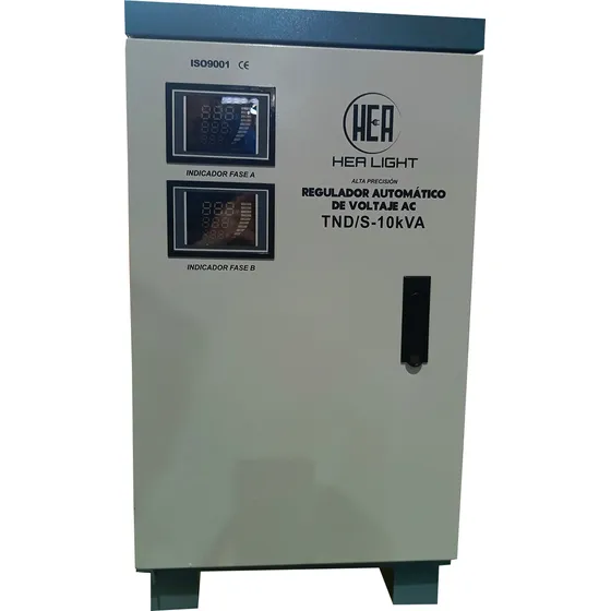 Estabilizador De Voltaje 10kva Bifásico Salida 110/220v 60hz
