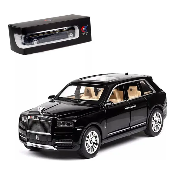 Mz Carros De Brinquedo Em Escala Rolls-royce Com Luz Para